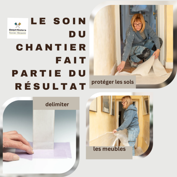 Chantier propre pour un résultat soigné