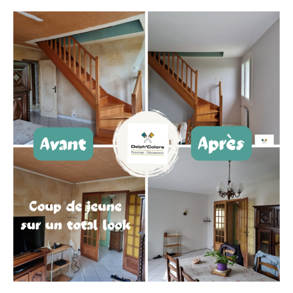 Total look papier peint transformé 